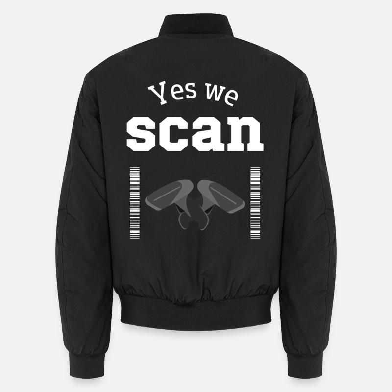 Oui, nous scannons, scanner, code-barres Bomber unisexe