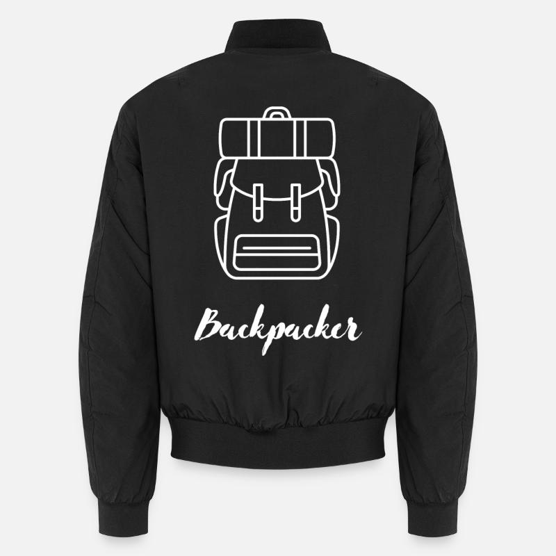 Backpacker Work And Holiday Adventure Shirt Unisex Bomber Jacket
