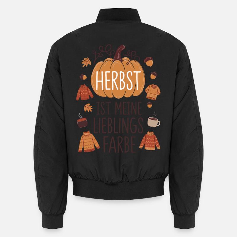 Herbst ist meine Lieblingsfarbe Unisex Bomberjacke