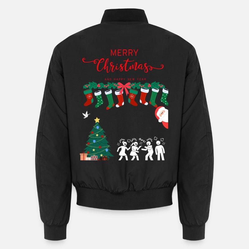 Merry Christmas Unisex Bomber Jacket