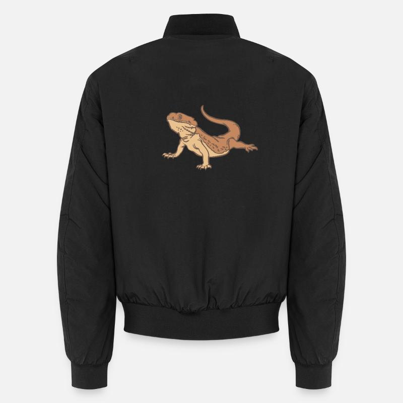 Bearded dragon Unisex Bomber Jacket