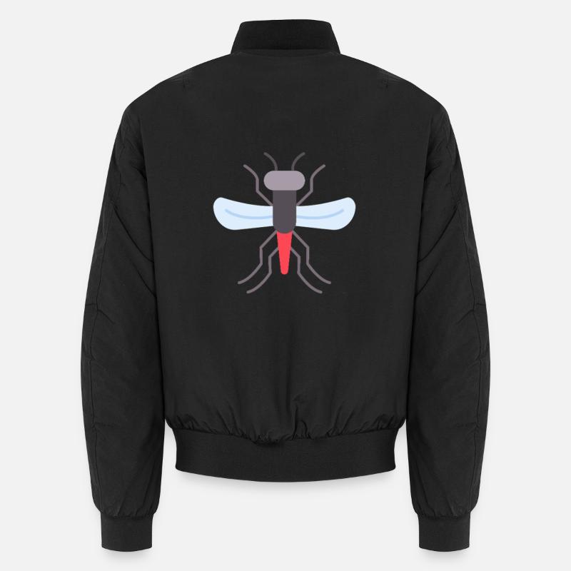 Scheming mosquitoes - Unisex Bomber Jacket - black