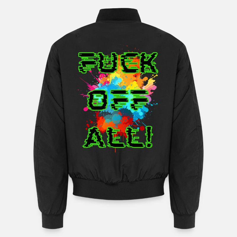 Punk color explosion Unisex Bomber Jacket