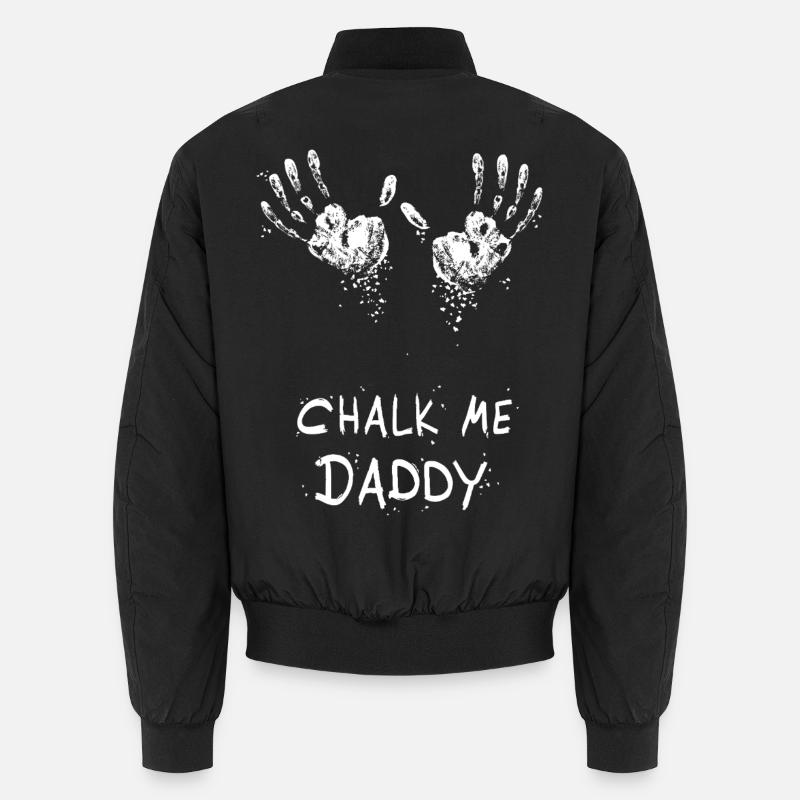Empreinte de main craie Me Daddy - Bloc / escalade jeu de mots Bomber unisexe