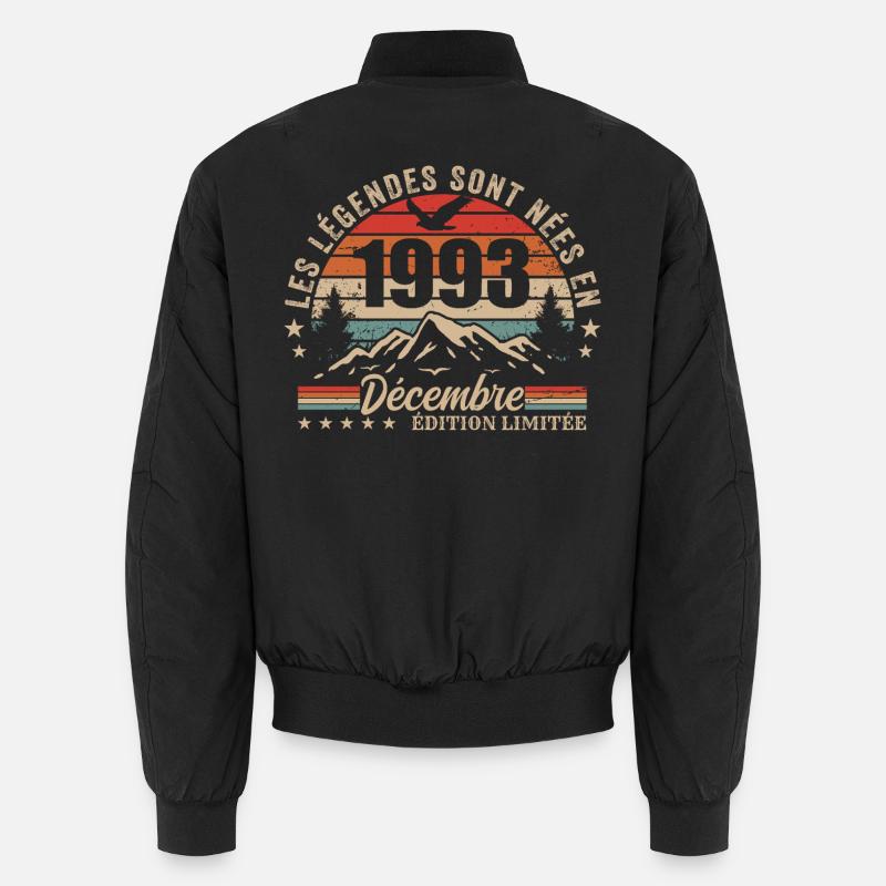 Retro Dezember 1993 - 32 Jahre Geschenk Unisex Bomberjacke