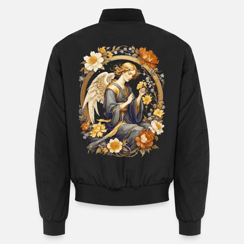 Angel - Unisex Bomber Jacket - black