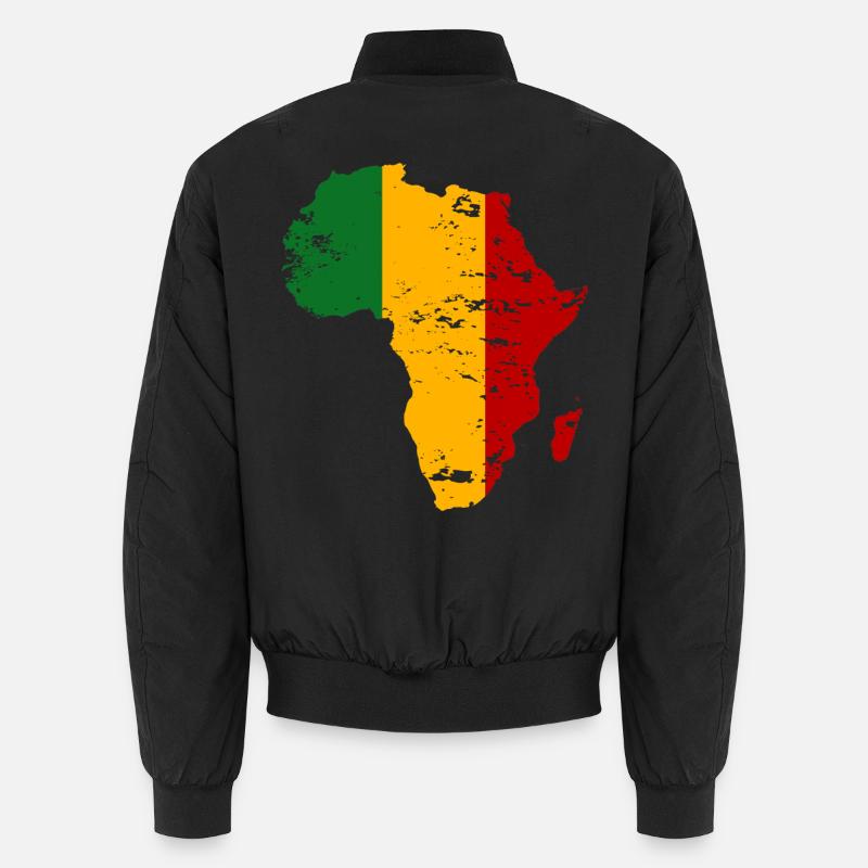 Drapeau du Mali Afrique utilisé Bomber unisexe