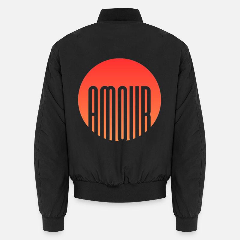 Liebe Unisex Bomberjacke