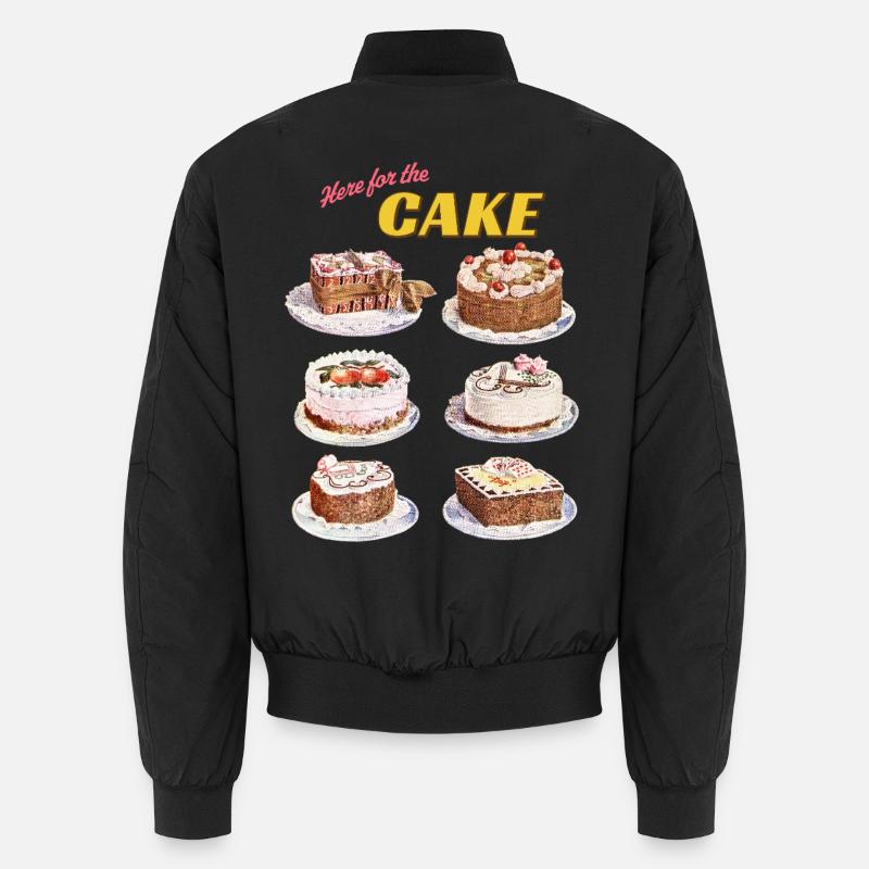 Cake collection with retro vibes Unisex Bomber Jacket