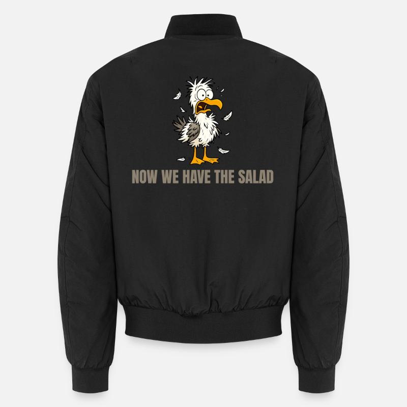Now We Have The Salad Möwe Unisex Bomberjacke