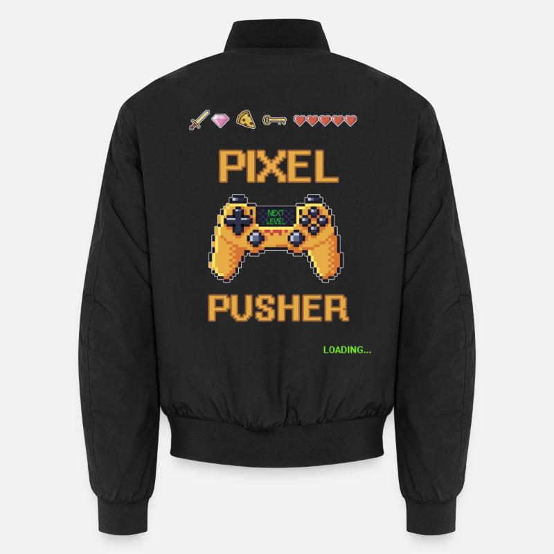 Gaming - Unisex Bomberjacke - Schwarz
