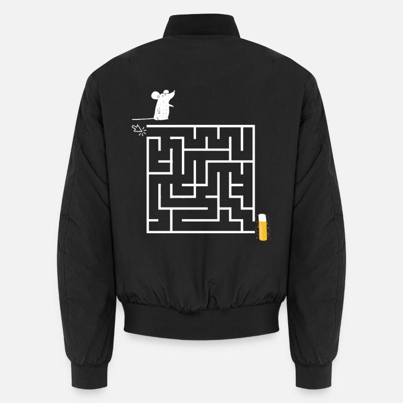 Karneval Maus Kölsch Köln Alaaf Kostüm Lustig Spaß Unisex Bomberjacke
