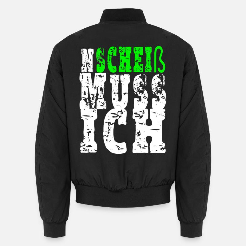 Je dois chier - Bomber unisexe - noir