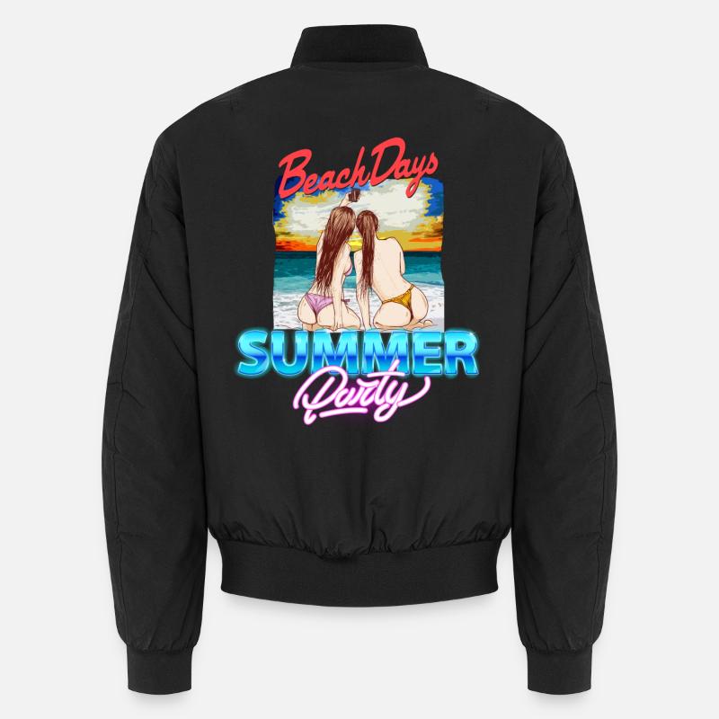 Beach days Unisex Bomber Jacket