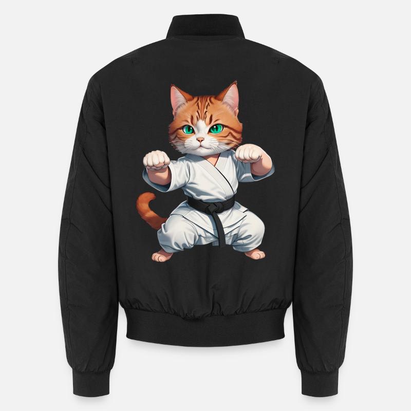 Karaté Chat - Kung-Fu Cat Bomber unisexe