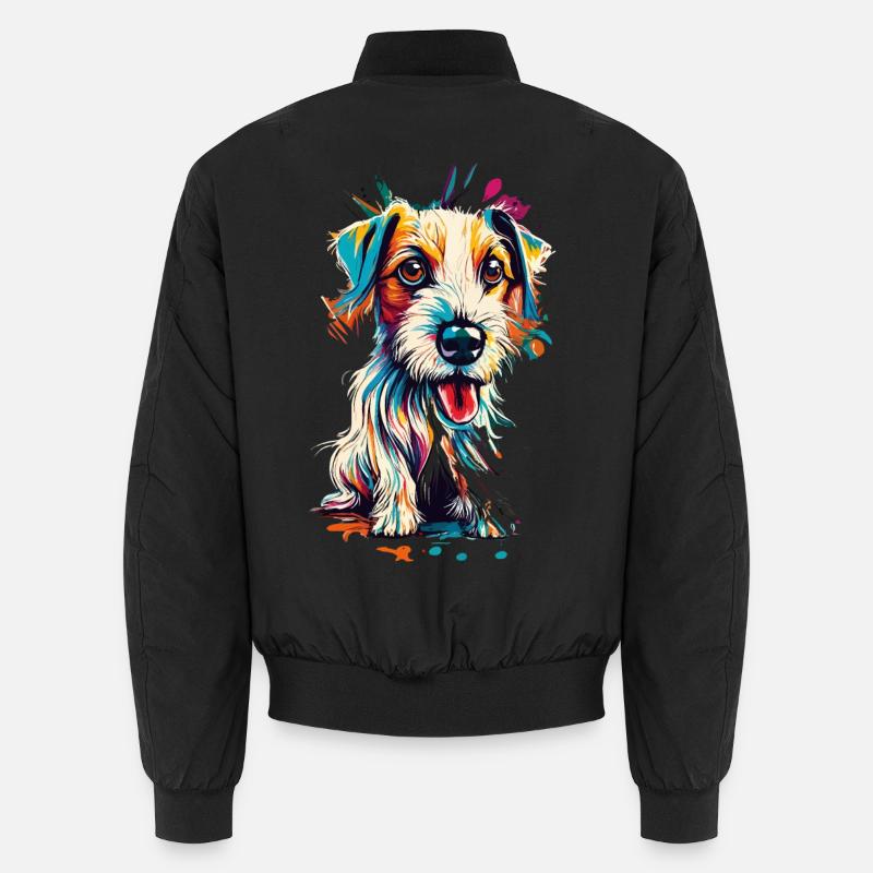 Jack Russel Terrier Coloré - Jack Russell Bomber unisexe