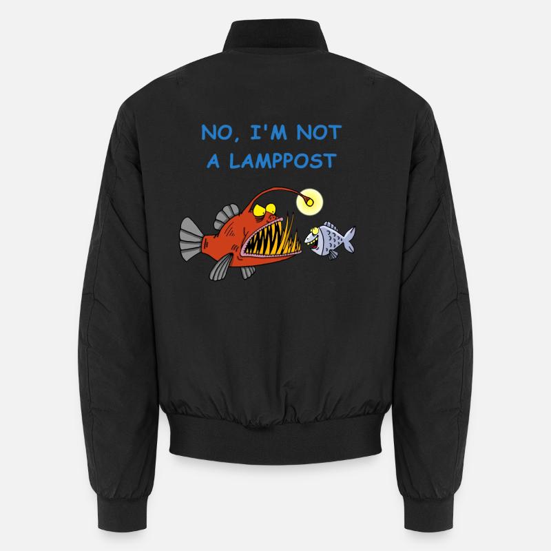 Poisson des abysses - Bomber unisexe - noir