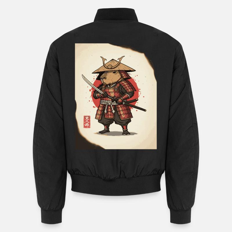 Samouraï rat anthropomorphe en armure Bomber unisexe
