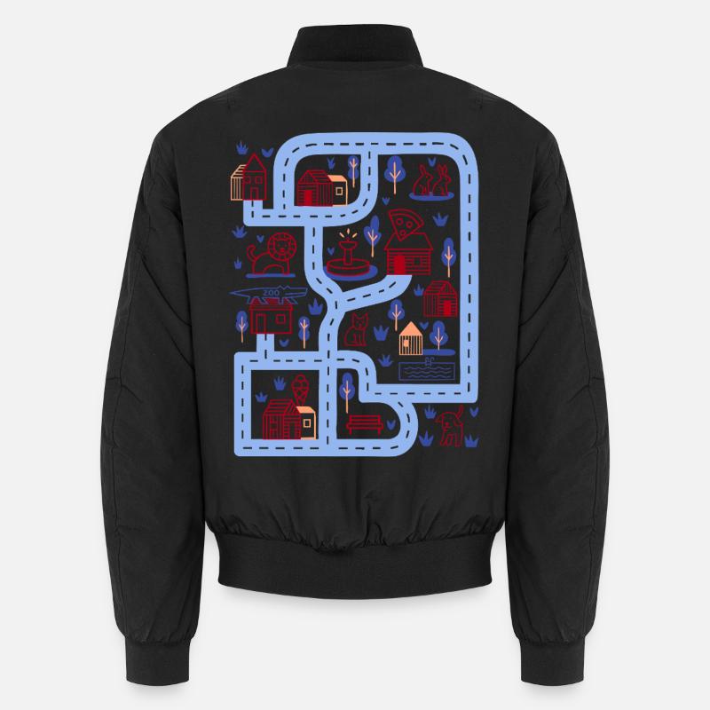 Spielstraße Unisex Bomberjacke