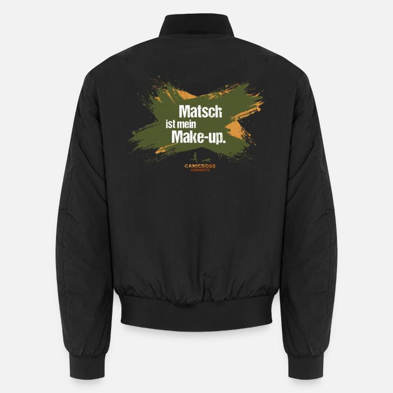 Mud is my make-up. - Unisex Bomber Jacket - black