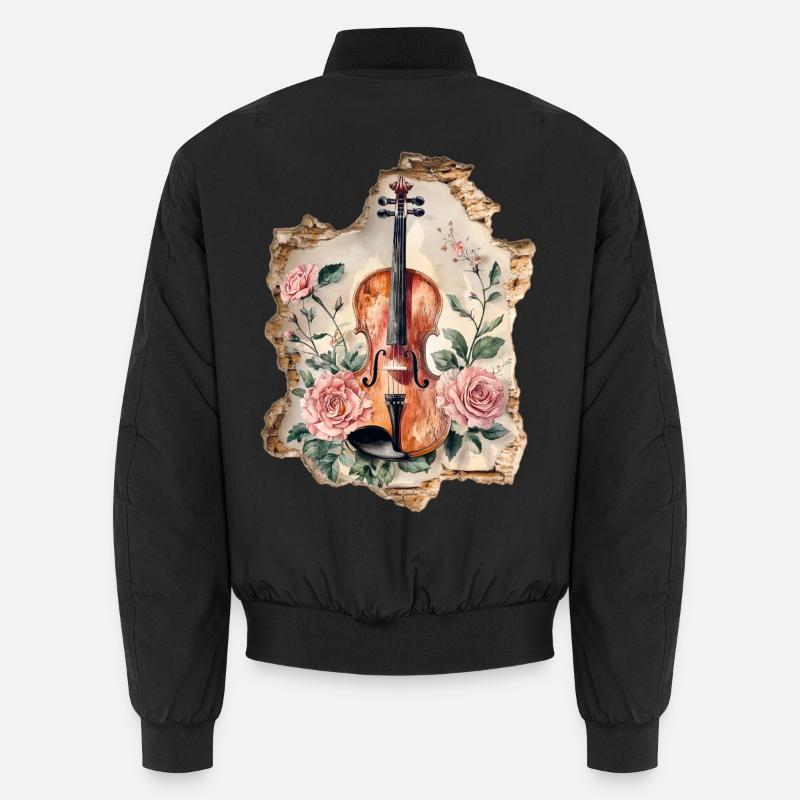 Violon Violon Vintage Bomber unisexe