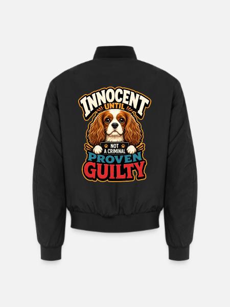 Kavallerier King Charles Spaniel - Unisex Bomberjacke - Schwarz