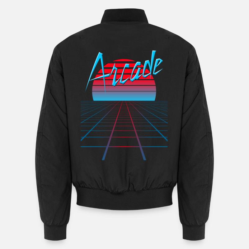 NERDY forever - Arcade - Unisex Bomberjacke - Schwarz