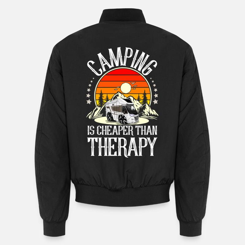 Camping Campen Camper Bomber unisexe