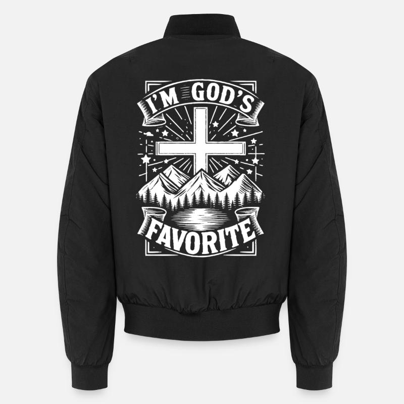 Je suis le préféré de Dieu Bomber unisexe