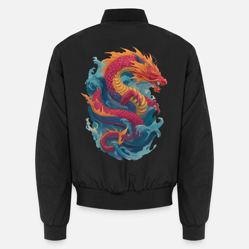 Dragon - Bomber unisexe - noir