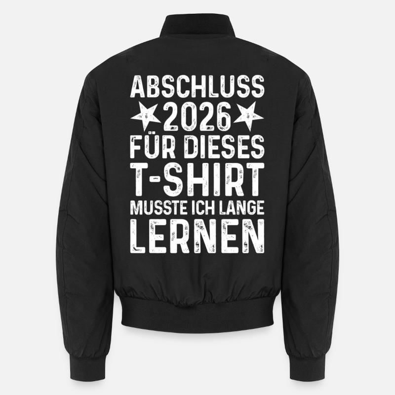 Abschluss 2026 T-Shirt - Unisex Bomberjacke - Schwarz