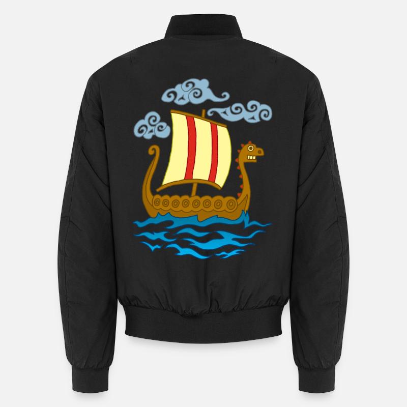 Drakkar viking rigolo Bomber unisexe