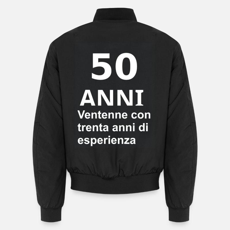 50 Jahre jung - Unisex Bomberjacke - Schwarz