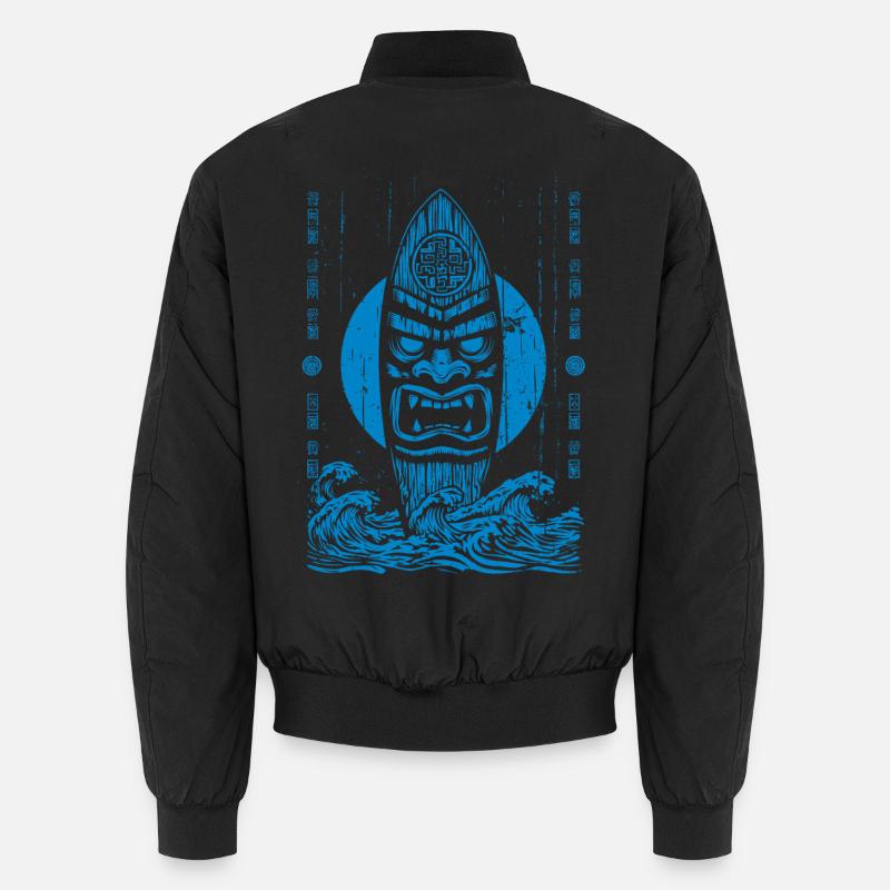 Tikki Tribe - Unisex Bomber Jacket - black