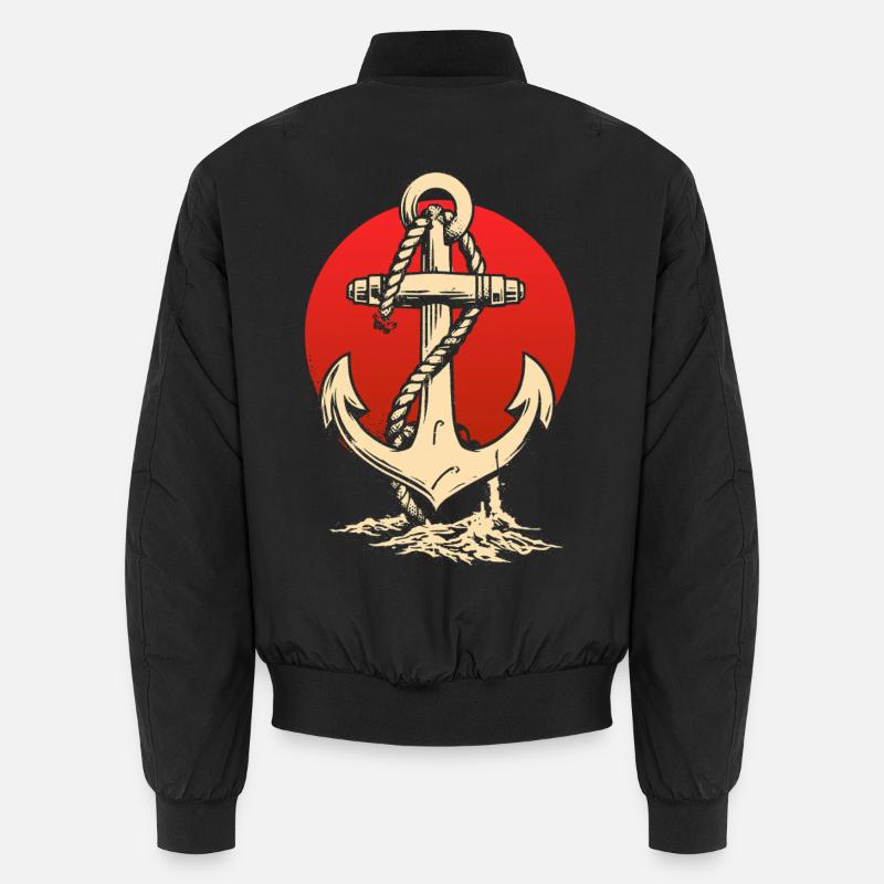 Anchor and Sun Unisex Bomberjacke