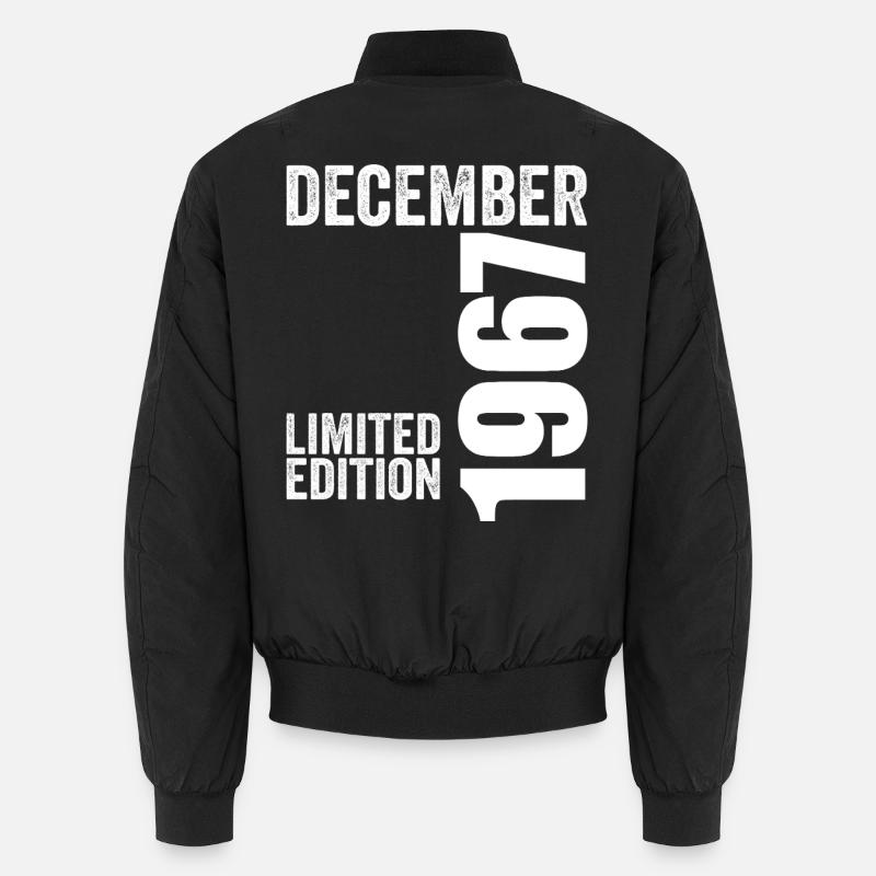 Retro Geburtstagsgeschenk - Dezember 1967 Unisex Bomberjacke