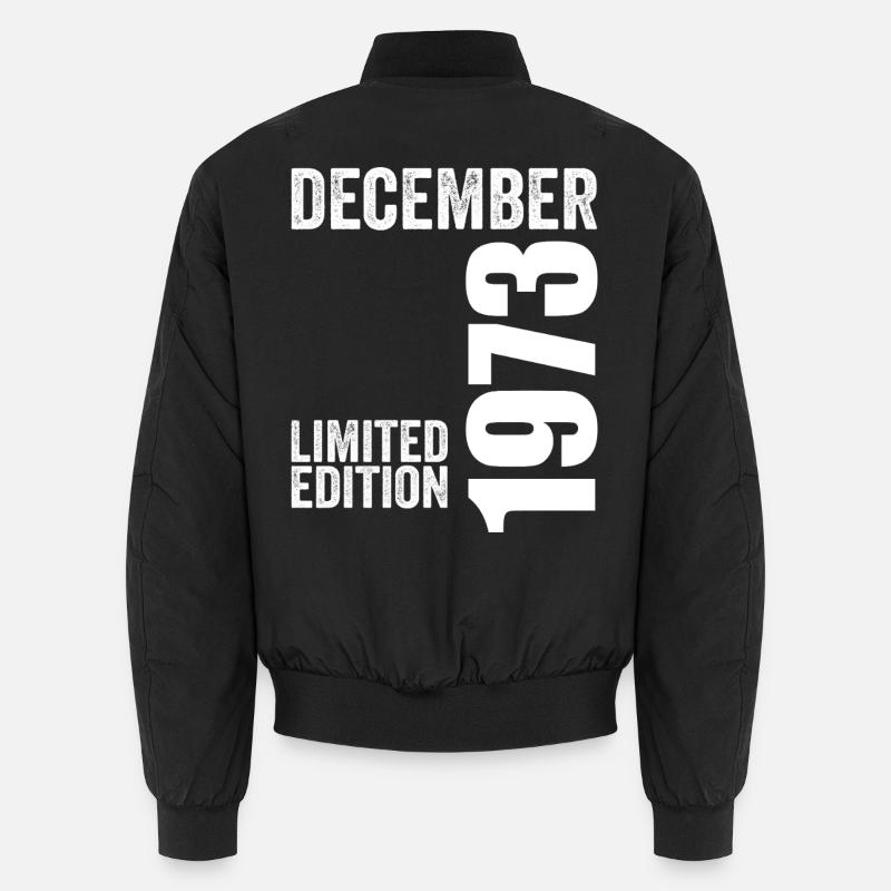 Retro Geburtstagsgeschenk - Dezember 1973 Unisex Bomberjacke
