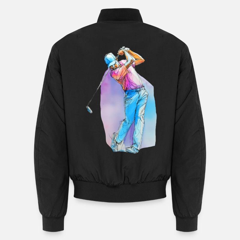 Sport golf player Unisex Bomber Jacket