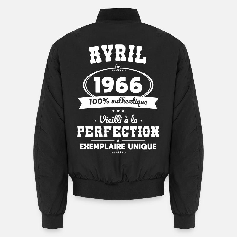 60-jähriges Jubiläum – April 1966 Perfektion Unisex Bomberjacke