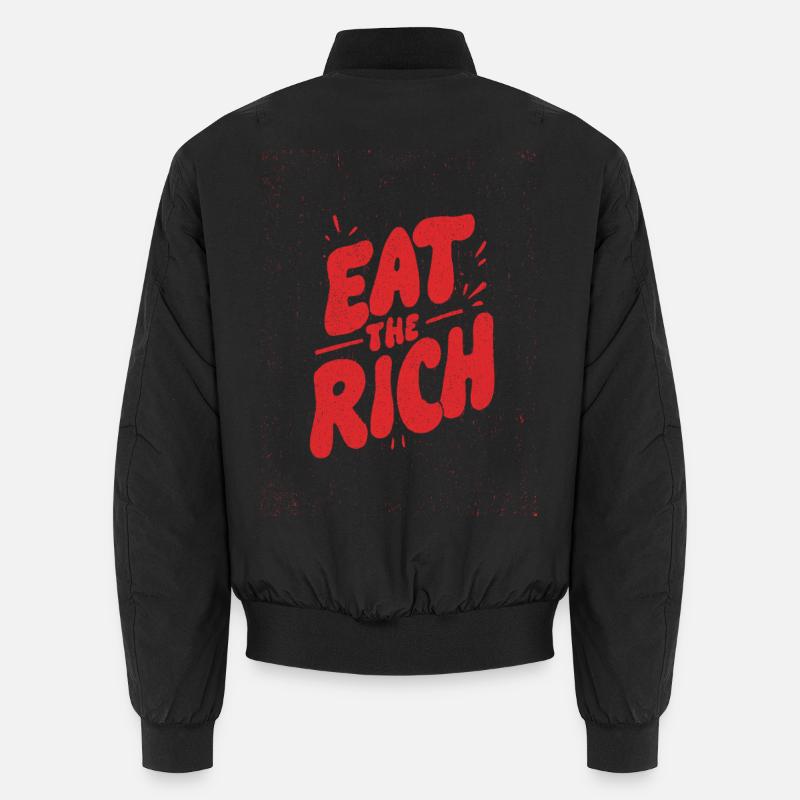 Manger les graffitis riches Bomber unisexe