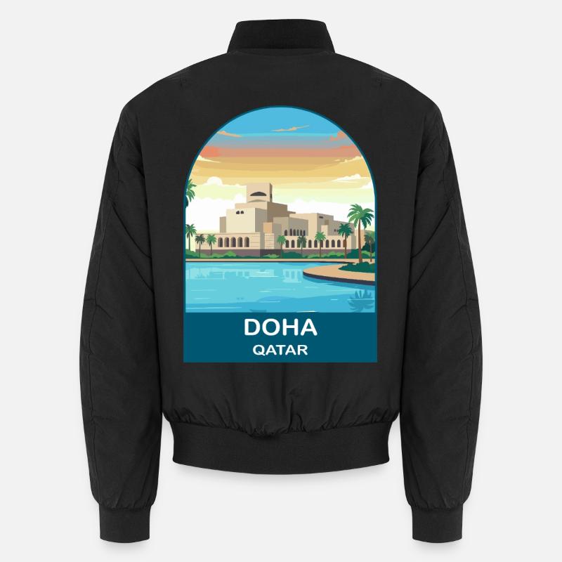 Musée d’art islamique de Doha Qatar Design de voyage Bomber unisexe
