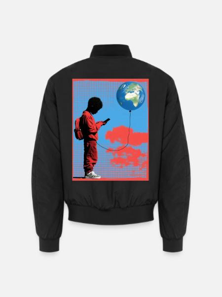 THE WORLD WE LEFT BEHIND - Unisex Bomberjacke - Schwarz