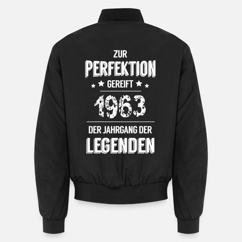 Legenden 1963 - Unisex Bomberjacke - Schwarz