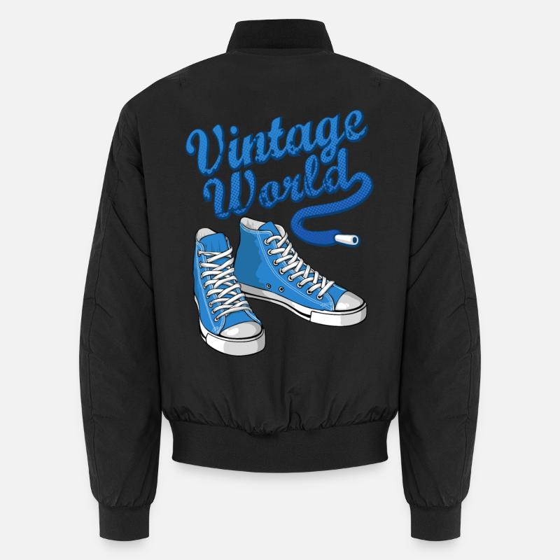Baskets bleu cru Bomber unisexe