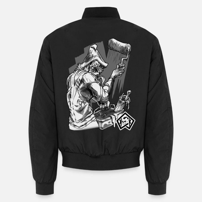 Painters, painters, brushes, artists, craftsmen - Unisex Bomber Jacket - black