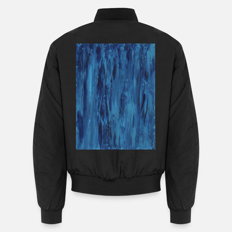 Das ruhige Meer - Unisex Bomberjacke - Schwarz