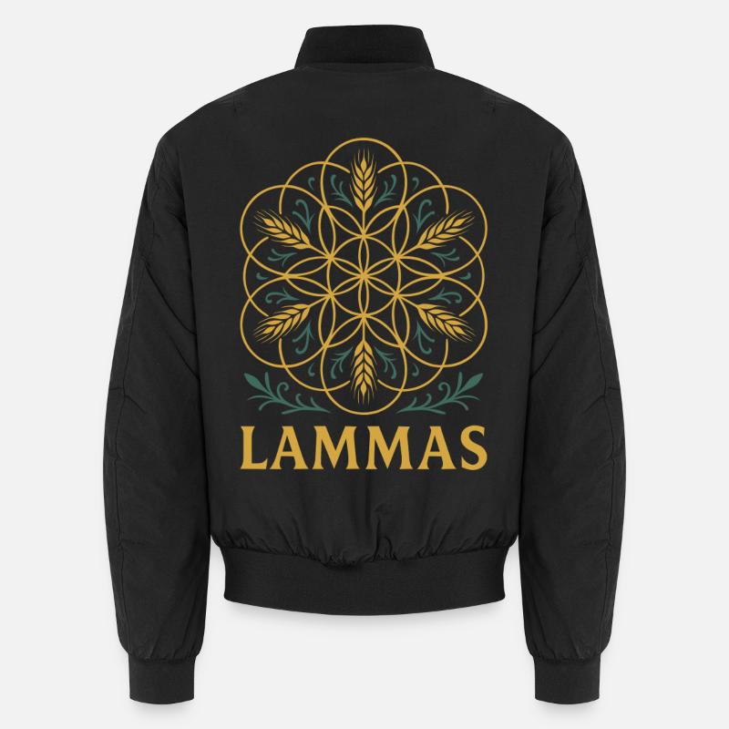 Lammas - Fleur de Vie à partir de Grain Bomber unisexe