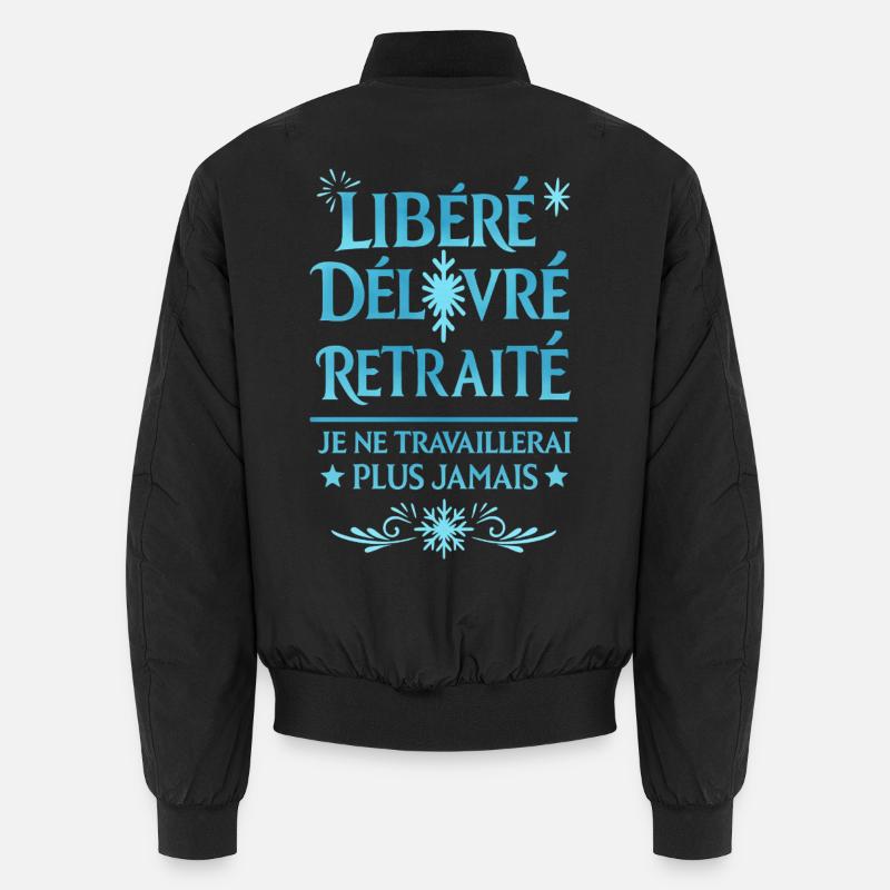 Released, Delivered, Retired Unisex Bomber Jacket