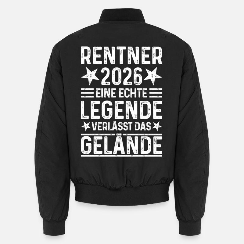 Retraités 2026 - Une légende quitte le site Bomber unisexe