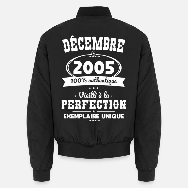 20. Jahrestag - Dezember 2005 Perfektion Unisex Bomberjacke